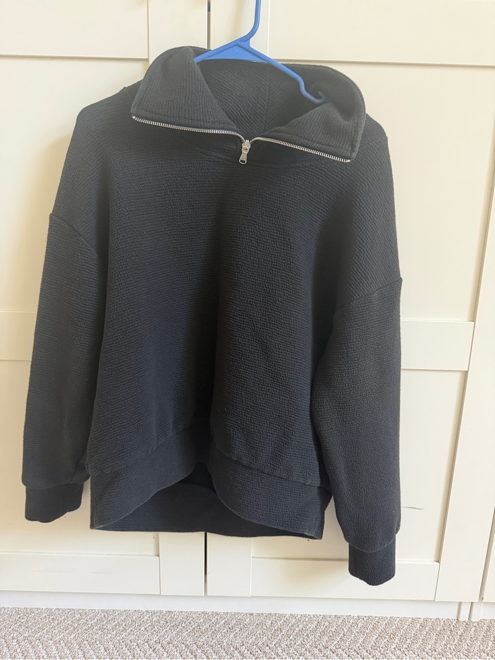 Calia Black Half-Zip Women's Sweater M